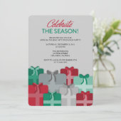 ギフト – ギフト交換パーティの招待状 招待状 (スタンド正面)