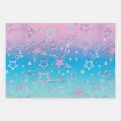 ギフト、クリスマス紙、包装、クリスマスデコール ラッピングペーパーシート (正面)