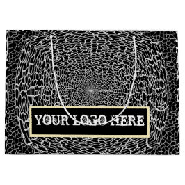 ギフト ゴールデン ブラック シルバー 大型 ギフト バッグ ラージペーパーバッグ