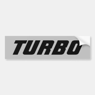 ギフト"ターボ"は力ディーゼル車のトラックを満たしました バンパーステッカー