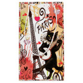 ギフト バッグ バレンタイン パリ フランス スモールペーパーバッグ (裏面)