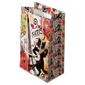 ギフト バッグ バレンタイン パリ フランス スモールペーパーバッグ (裏面アングル)