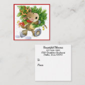 ギフト、フローリスト、エンクロージャ、名刺 エンクロージャーカード (正面/裏面)