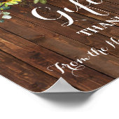 ギフト ブライダルシャワー ウェディング ウェスタン ヒマワリ サイン (角)