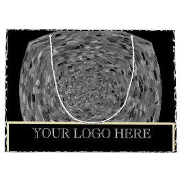 ギフト ブラック シルバー 大型 ギフト バッグ ラージペーパーバッグ