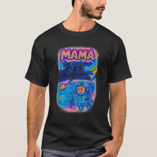 ギフト ママ テ キエロ ルナ 宇宙飛行士 無限の愛 O Tシャツ