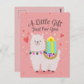 ギフト ラマ ポストカード (正面/裏面)