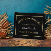 ギフト!!世界のバルテンダー最高のプラーク フォトプラーク (側面)