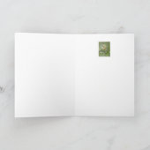 ギフト、寄付のためのありがとうのWhitethroatの鳥 サンキューカード (内部)