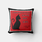 ギフト!猫好きのかわいい可愛い装飾用クッション クッション (正面)