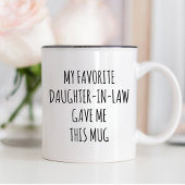 ギフト、 私の最も好きな娘婿がくれたこのマグカップ ツートーンマグカップ
