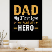 ギフト |私の永遠のパパ ポスター (キッチン)
