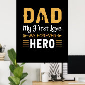 ギフト |私の永遠のパパ ポスター (ホームオフィス)