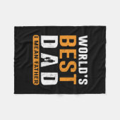 ギフト |私は父を意味する フリースブランケット (正面(横))