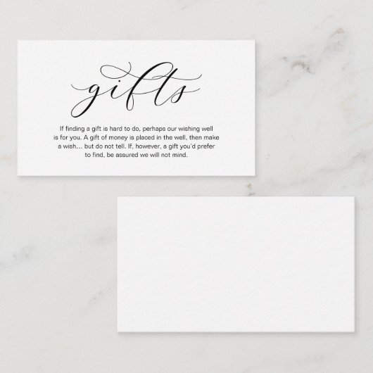 ギフト、美しいエレガンス豪華な囲いに関するノート エンクロージャーカード (正面/裏面)