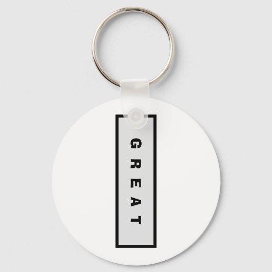 ギフト: 15$未満の魅力的な権威® 素晴らし キーホルダー (正面)