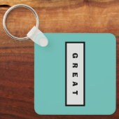 ギフト: 25$未満の魅力的な権威® 素晴らし キーホルダー (正面)