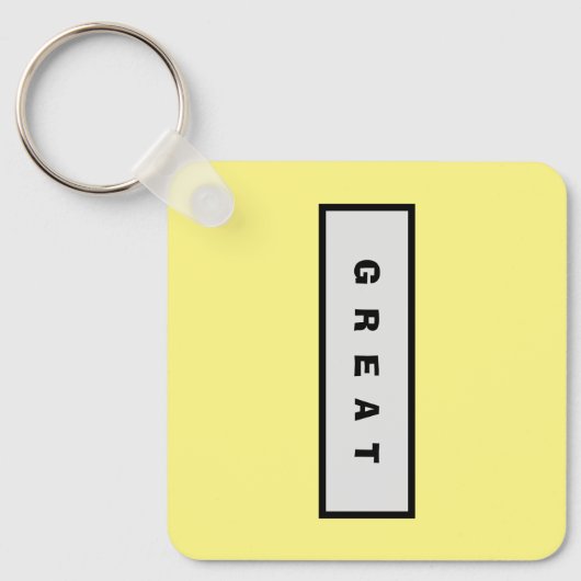 ギフト： 25$未満の魅力的な権威® 素晴らし キーホルダー (正面)