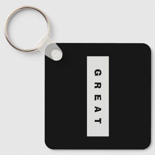 ギフト： 25$未満の魅力的な権威® 素晴らし キーホルダー (正面)