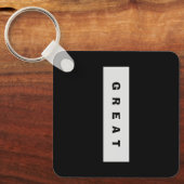 ギフト： 25$未満の魅力的な権威® 素晴らし キーホルダー (正面)