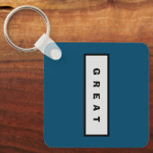 ギフト： 25$未満の魅力的な権威® 素晴らし キーホルダー (正面)