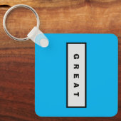 ギフト: 25$未満の魅力的な権威® 素晴らし キーホルダー (正面)