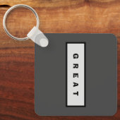 ギフト： 25$未満の魅力的な権威® 素晴らし キーホルダー (正面)