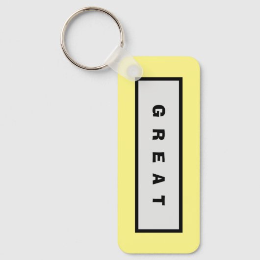 ギフト: 75$未満の魅力的な権威® 素晴らし キーホルダー (正面)