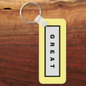 ギフト: 75$未満の魅力的な権威® 素晴らし キーホルダー (正面)