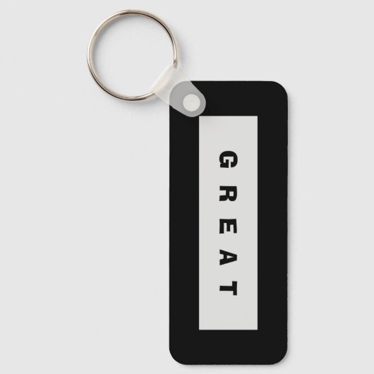 ギフト： 75$未満の魅力的な権威® 素晴らし キーホルダー (正面)