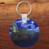 ギフト： Jack Lepperによる「Nashville Starry Night」 キーホルダー (正面)