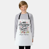 ギフトBFFs私たちの友情は最高の エプロン (着用した状態)