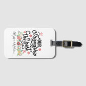 ギフトBFFs私たちの友情は最高の ラゲッジタグ (正面横)