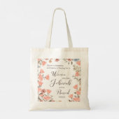 ギフトJW長老の妻スクエア紙コースターギフト トートバッグ (裏面)