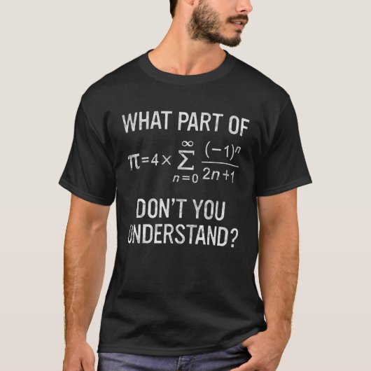 ギフトMath Equatiを理解していない人々 Tシャツ (正面)