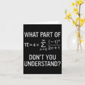 ギフトMath Equatiを理解していない部分 カード (黄色い花)