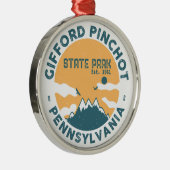 ギフフォードピンショット州パークペンシルバニア – ヴィンテージ メタルオーナメント (右)
