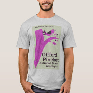 ギフフォードピンチョット国立森林ワシントン Tシャツ