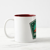 ギフフォードピンチョトナショナルフォレストキャンピング ツートーンマグカップ (左)