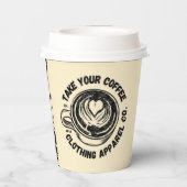 ギフ最高のト用のコーヒーまたは紅茶マグ 紙コップ (裏面)