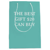 ギフ最高のト20ドルは買おもしろい ミディアムペーパーバッグ (正面)