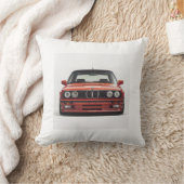 ギフ素晴らしト男性へ- BMW E30 – 赤装飾用クッション クッション (ブランケット)