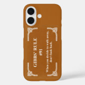 ギブスのルール91 Case-Mate iPhoneケース (裏面)