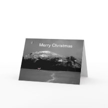 ギブスムーンクリスマスカードの下のスピリットポニー