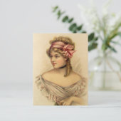 ギブソンビクトリアンガールポストカード ポストカード (スタンド正面)