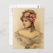 ギブソンビクトリアンガールポストカード ポストカード (正面/裏面)