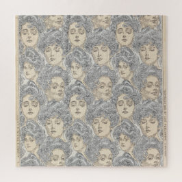 ギブソン女子ビクトリアン女子ファッションパターン ジグソーパズル