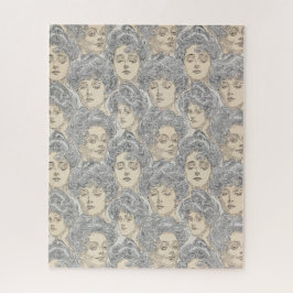 ギブソン女子ビクトリアン女子ヴィンテージパターン ジグソーパズル