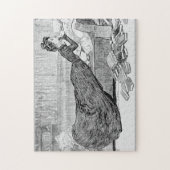 ギブソン読の女の子は本だ ジグソーパズル (縦)