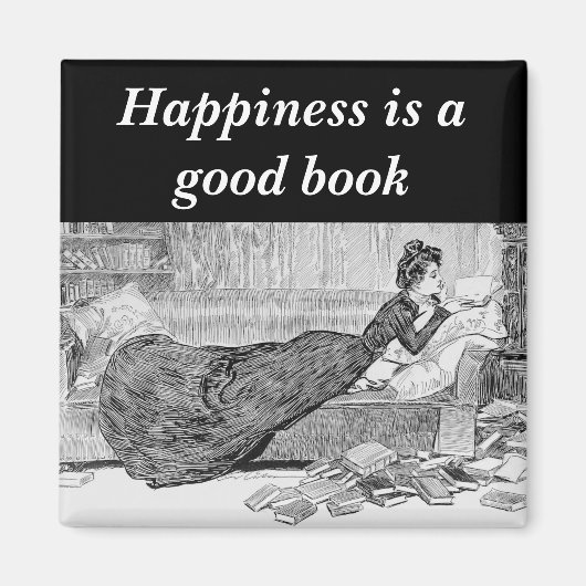 ギブソン読ガールの本 マグネット (正面)